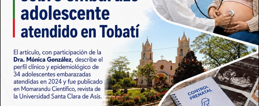 Docente de la Universidad Interamericana publica investigación sobre embarazo adolescente en Tobatí